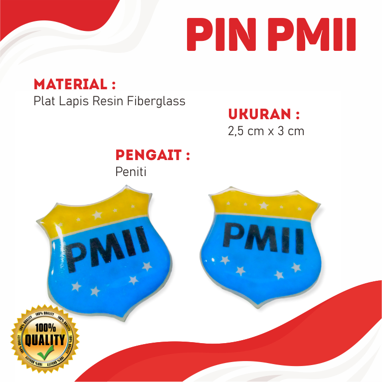 Jual Lencana Pin PMII - Pergerakan Mahasiswa Islam Indonesia | Shopee ...