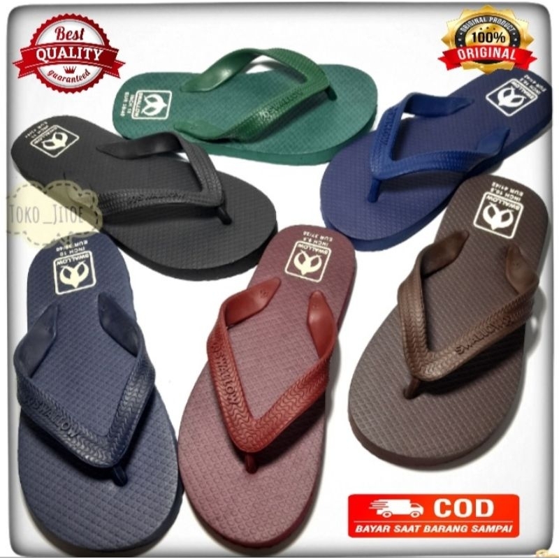 Jual Sandal Jepit Swallow Legian Sandal Pria Flip Flop Ringan Empuk