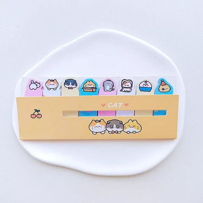 Jual Sticky Notes Karakter 8IN1 Tempelan Kertas Catatan 120 Lembar ...