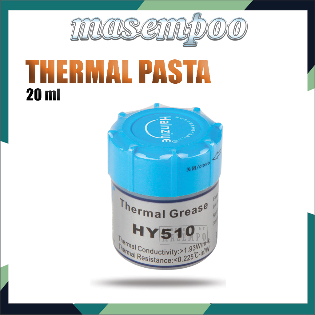 100 Pasta Termica Soft Pack 0.5g - HY510 Grigio, Conductivit&agrave; 1.93 W/m-K, Per Raffreddamento