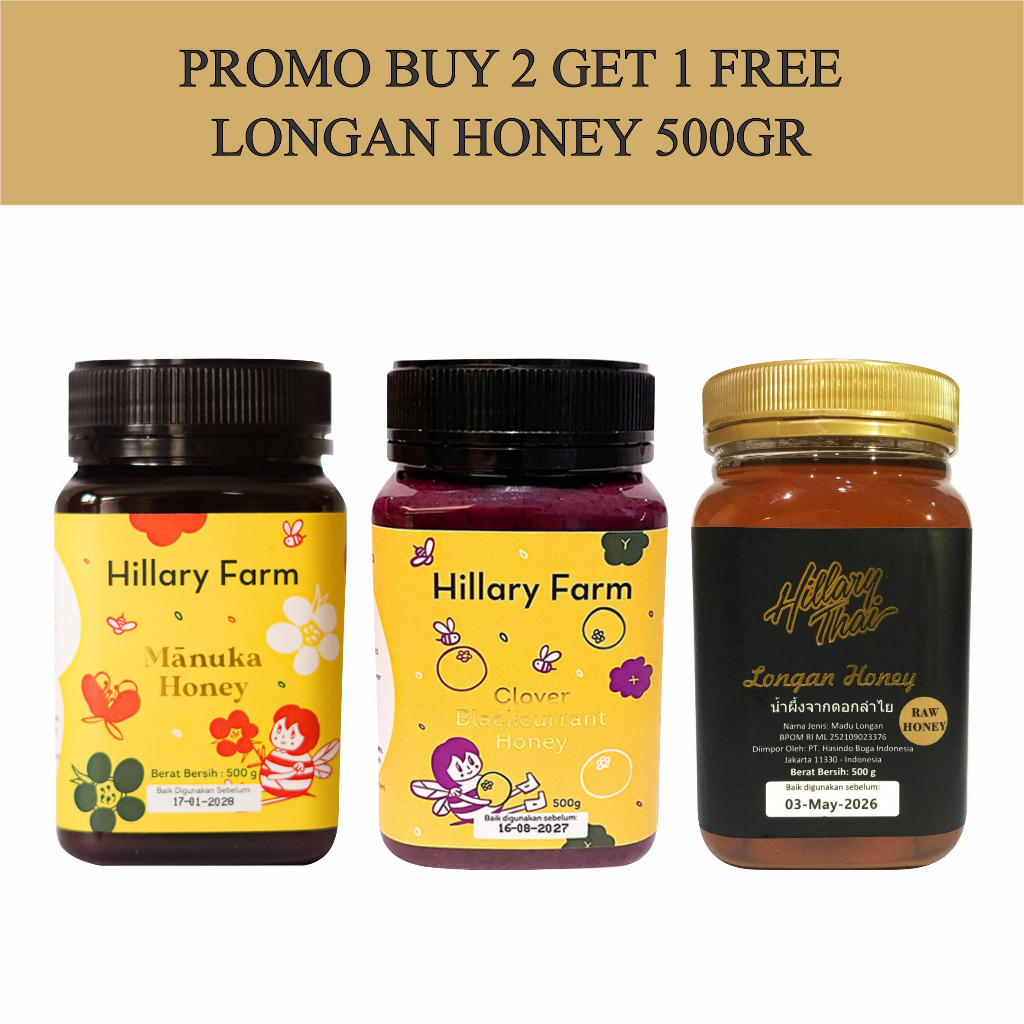 Jual Manuka Honey + Clover Blackcurrant Honey Free Madu Shopee Indonesia
