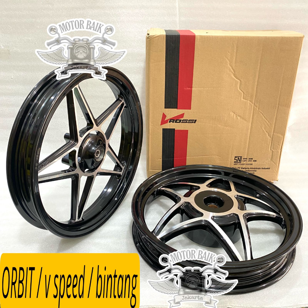 Jual Velg Pelek Velek Racing Rossi Vrossi Bintang Orbit Model X R Motor