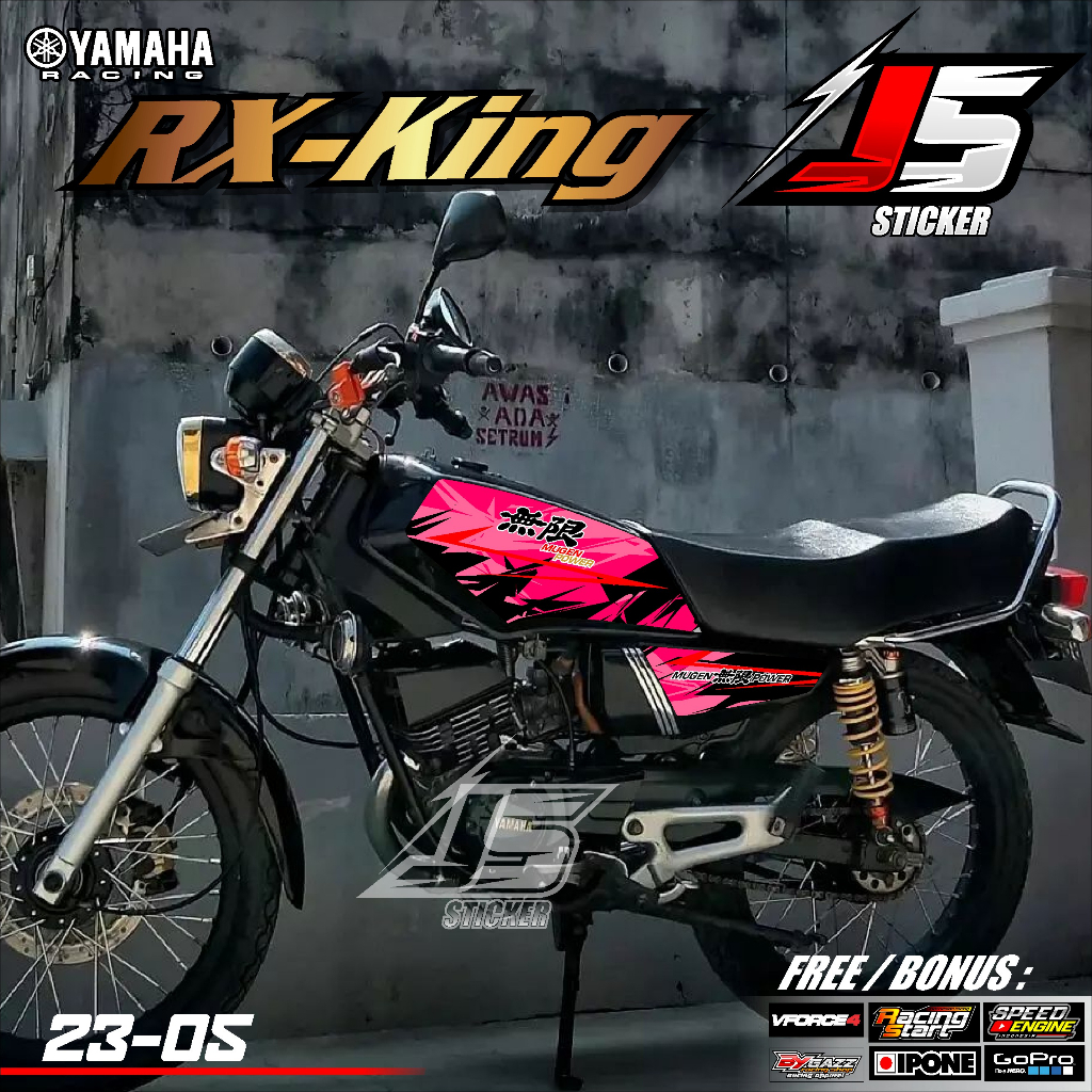 Jual (COD) TERBARU Sticker Striping Rx King - Stiker Skotlet Variasi ...