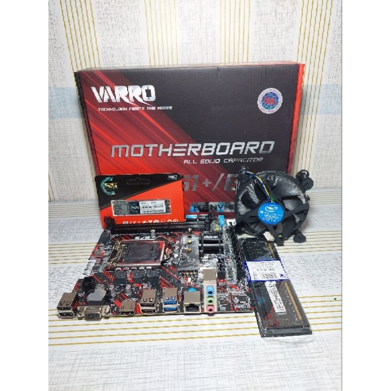 Jual Paket Nvme 256Gb // Proc core i5 3470 // Ram 8Gb // Motherboard ...