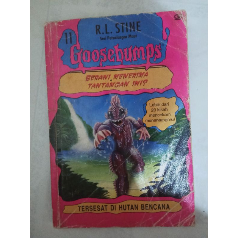 Jual Novel Goosebumps Seri Petualangan Maut Tersesat Di Hutan Bencana