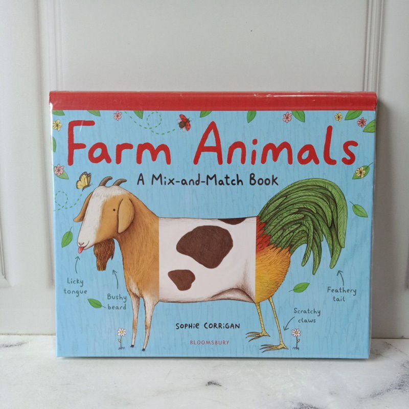 Jual Farm Animals / Wild Animals a mix and match book | Shopee Indonesia