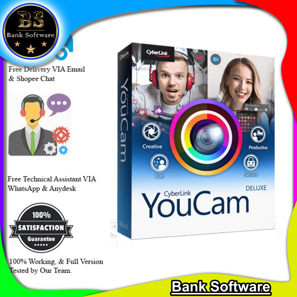 Jual CyberLink YouCam v10 2023 LifeTime Full Version - BankSoftware ...