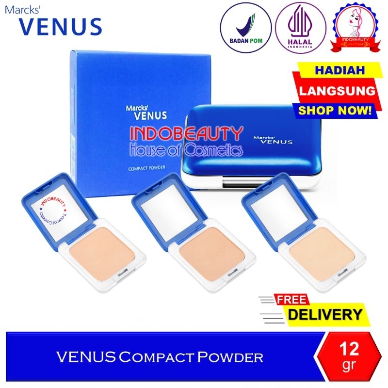 Jual Marcks Venus Compact Powder Gr Bedak Padat Shopee Indonesia