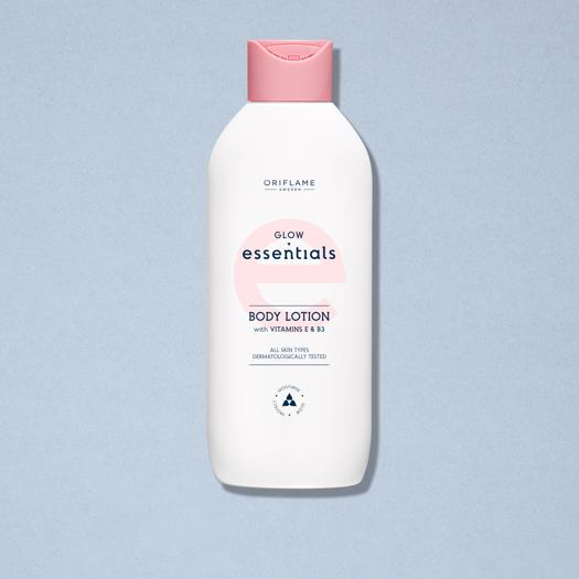 Jual Glow Essentials Body Lotion with Vitamins E & B3 Oriflame (250ml) Shopee Indonesia
