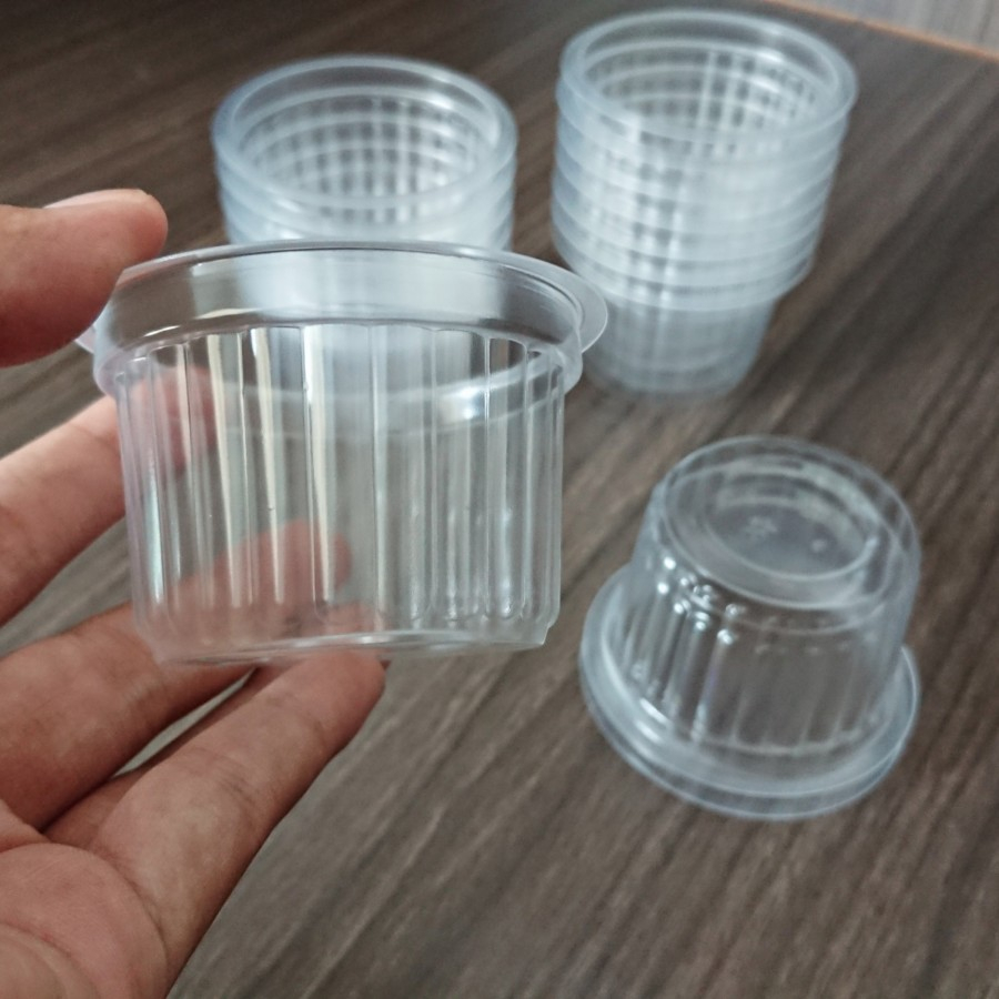 Jual Gelas Mika Belimbing 100ml Isi 50 Pcs Cup Jelly Puding Ice Cream ...