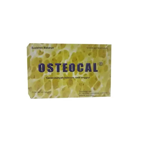 Jual Osteocal Box 30's Kaplet - Kalsium / Suplemen Kesehatan Tulang ...