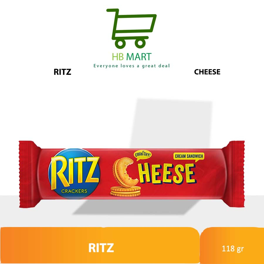 Jual RITZ CRACKERS SANDWICH CHEESE BISKUIT 91GR | Shopee Indonesia