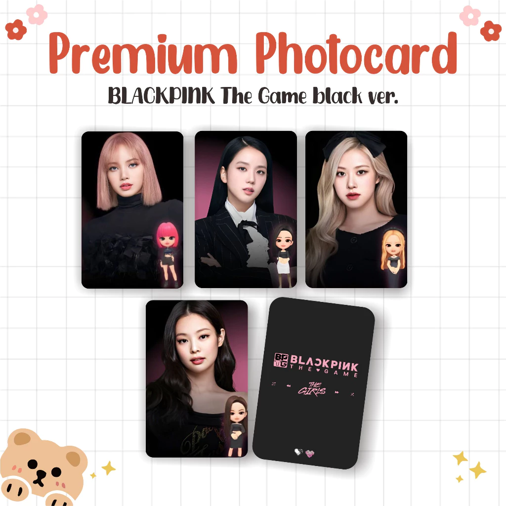 Photocard PC Premium Blackpink The Game dan The Girls