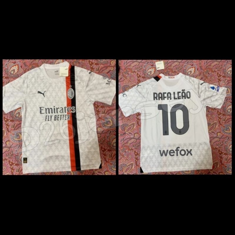 Jual Jersey MilanN Away 2023 2024 Nameset RAFA LEAO 10 Patch 
