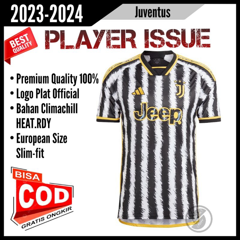 Jual Jersey Player Issue Juventus Home New 2023 2024 Baju Sepak Bola PI ...