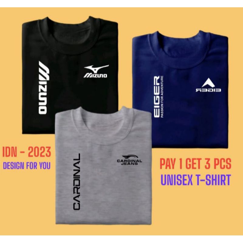 Jual RELL PICS 3 baju satu paket hemat kaos distro lengan pendek tesk ...