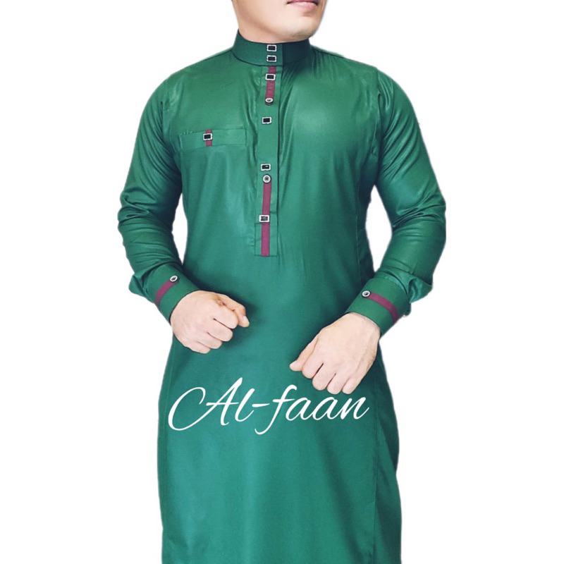 Jual Jubah slimfit pria Gamis pria alfaan jubah gamis muslim pria jubah