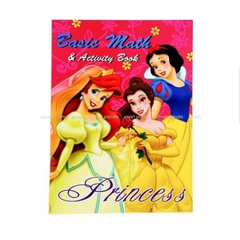 Jual Buku Mewarnai Anak & Belajar / BASIC MATH PRINCESS ARIEL CQ-910 ...