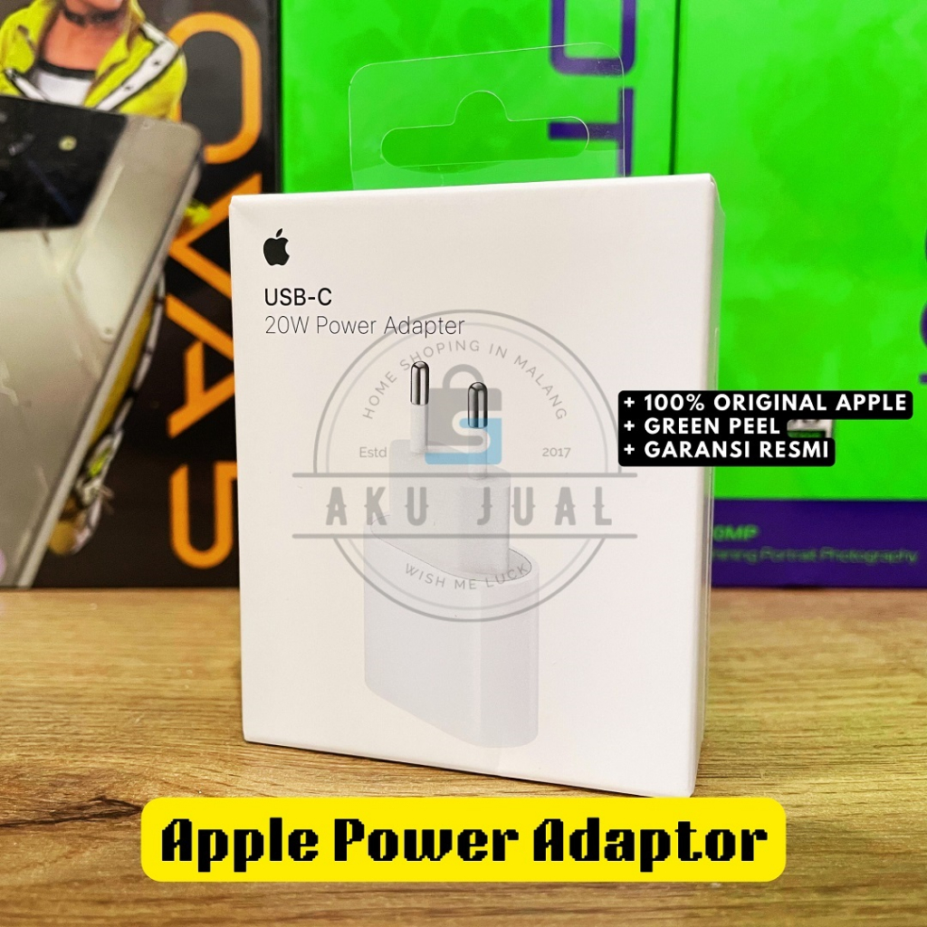 Jual Apple Power Adaptor Original Apple 100% Garansi Resmi | Shopee ...