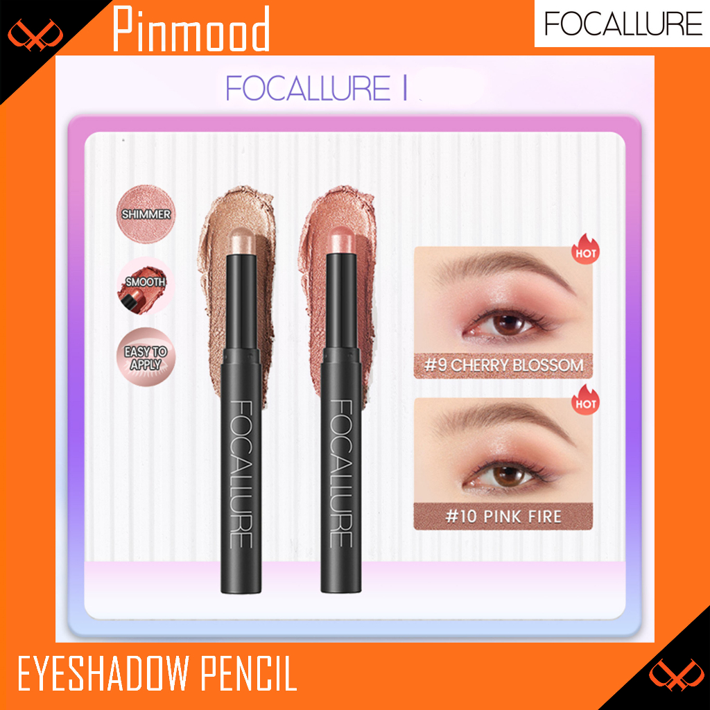 Jual FOCALLURE EYESHADOW PENCIL SINGLE EYEBROW PENCIL CREAM SHIMMER