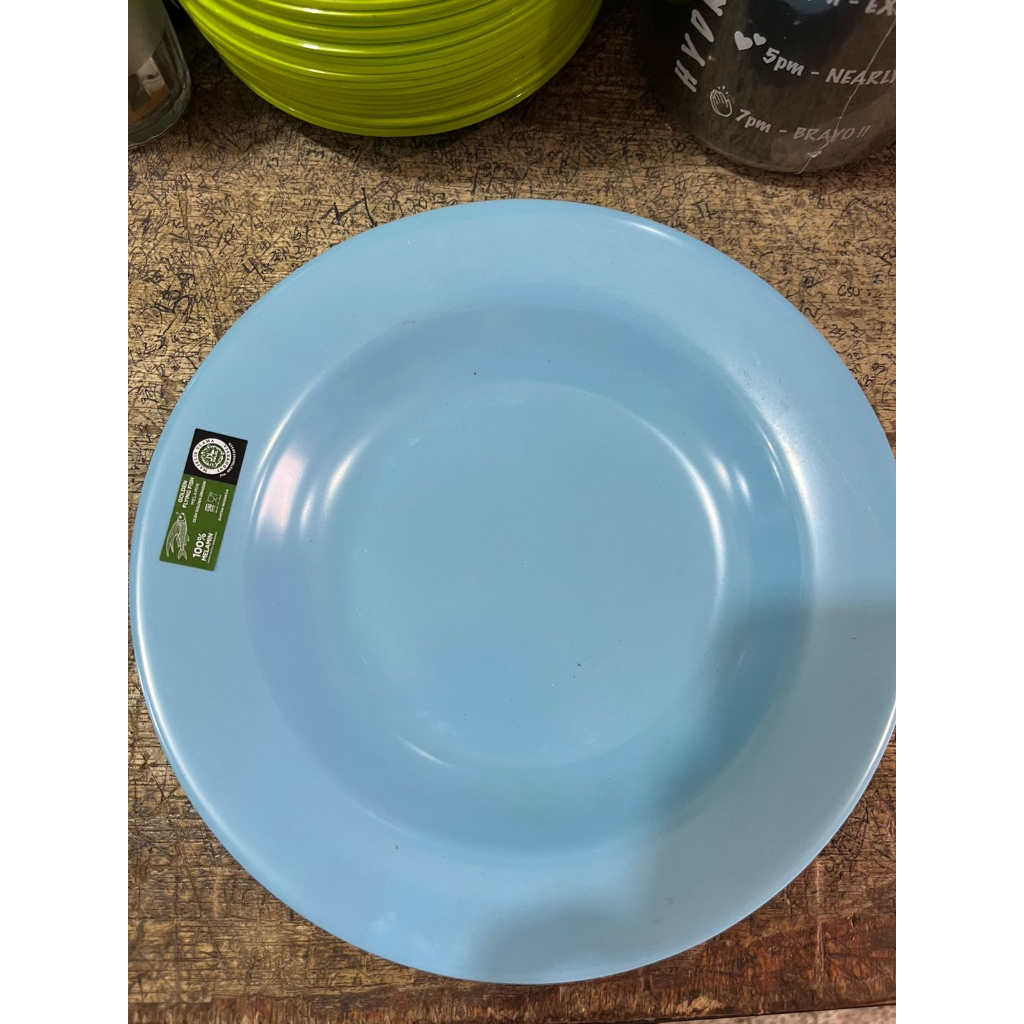 Jual Piring Makan Golden Flying Fish / Piring Melamin 9inch | Shopee ...