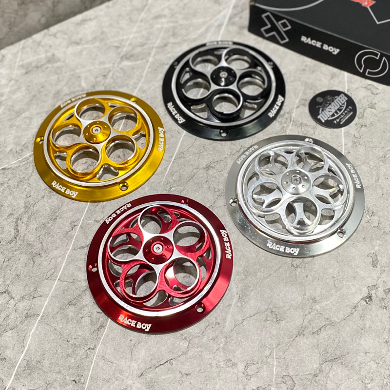 Jual Race Boy Cover Fan Spinner V1 CNC Original Vespa Sprint Primavera ...