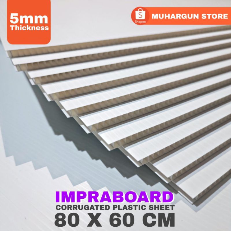 Jual Infraboard Impraboard 5mm A1 80x60 cm / 80 x 60 cm / 60x80 cm PP ...