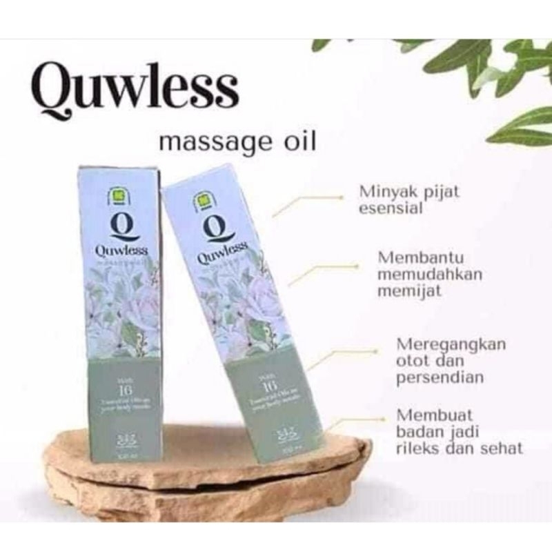 Jual Qulmigo | Quwless Massage Oil NASA | Minyak Pijat 100ml | Shopee ...