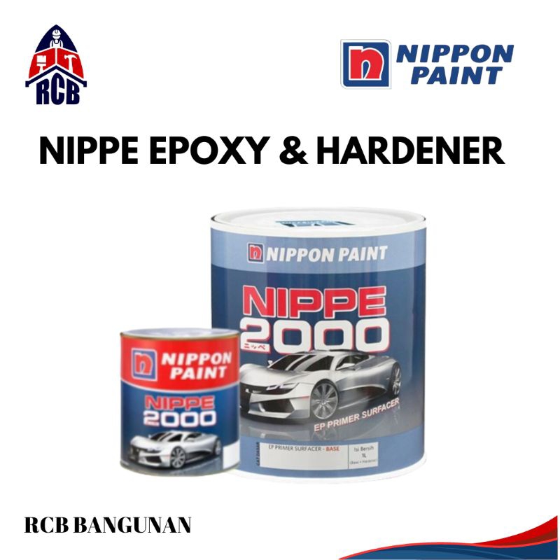 Jual PAKET NIPPON NIPPE 2000 EPOXY PRIMER SURFACER 1KG + HARDENER 200 ...