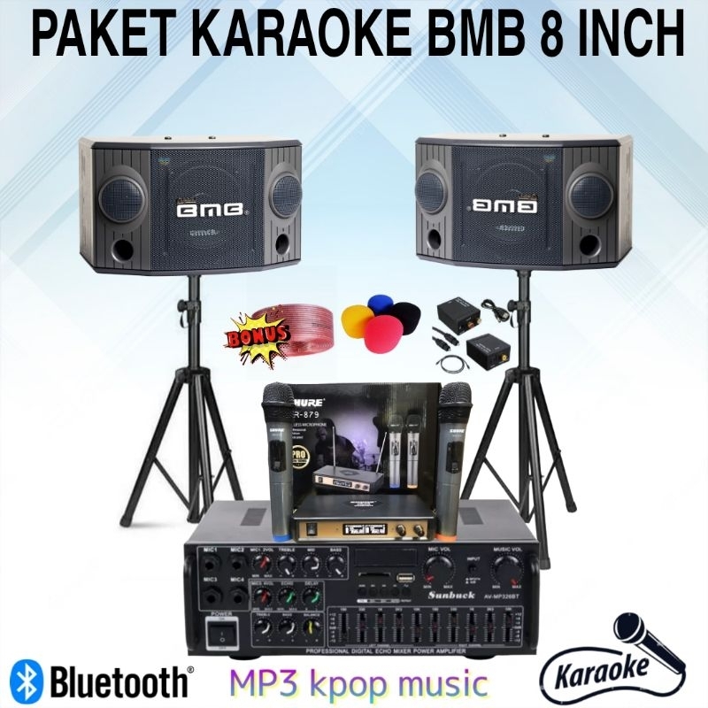 Jual Paket Sound System Karaoke Bmb 8 Inch Cs 750r Paket Sound Karaoke