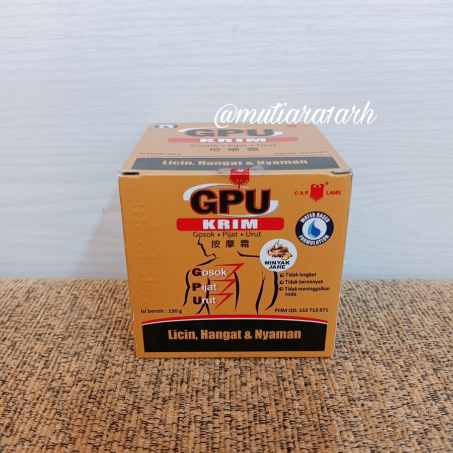Jual LANG GPU CREAM JAHE 150 GR | Shopee Indonesia