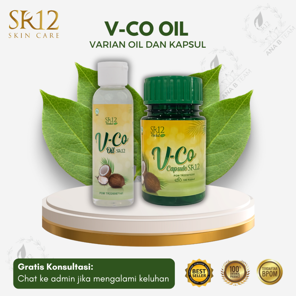 Jual Vco Oil Dan Kapsul Sr12 60 Ml 100 Ml 250 Ml 100 Butir Minyak