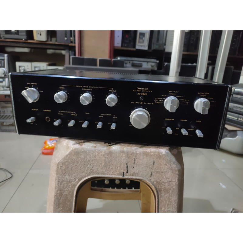 【動作品】　SANSUIプリメインアンプ AU-6600 SANSUI AU-6600 プリメインアンプ 動作品 ⭐️動作品！ SANSUI