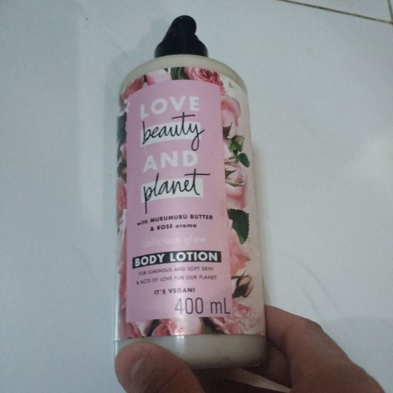 Jual love beauty and delicious glow body lotion 400ml Shopee