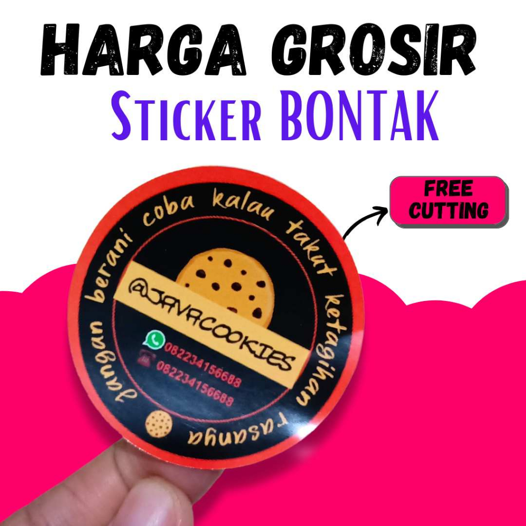 Jual sticker custom | Shopee Indonesia