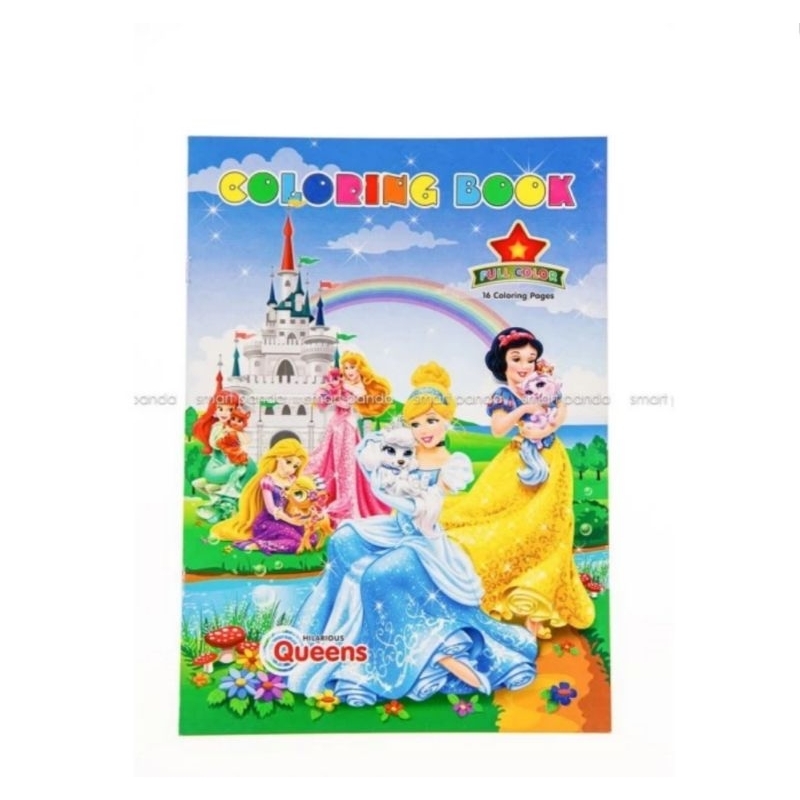 Jual Buku Mewarnai Anak / Coloring Book Full Color PRINCESS | Shopee ...