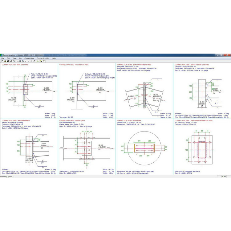 Jual Bentley Limcon 03.63.02.04 - Structural Steel Connection Design ...