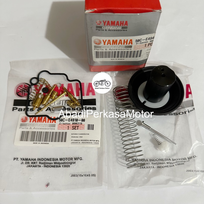 Jual Karet Vakum + Repair Kit Karburator Yamaha Jupiter Mx New (50C