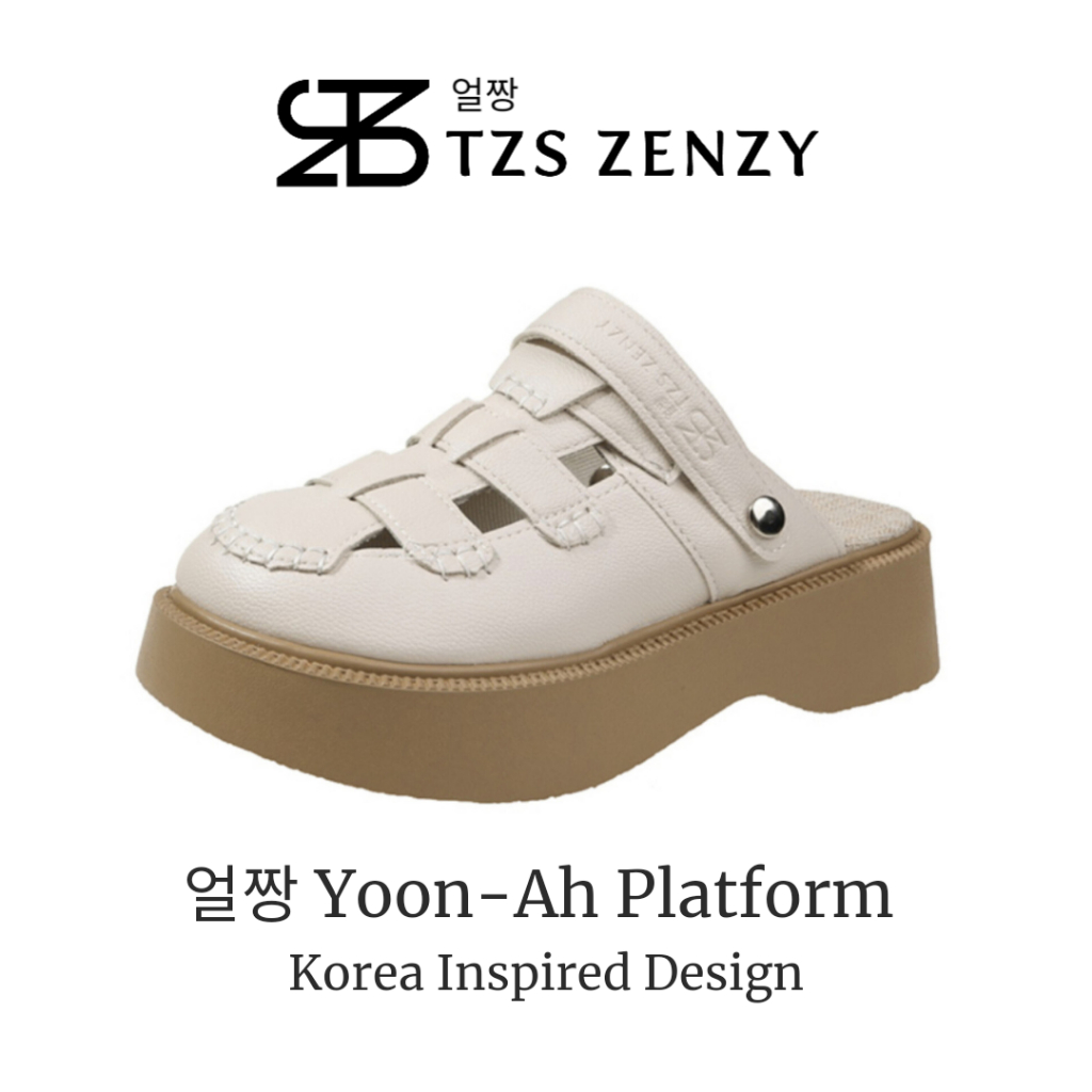 Jual TZS Zenzy Yoon-Ah Platform - Sepatu Wedges Wanita - Sandal Wedges ...