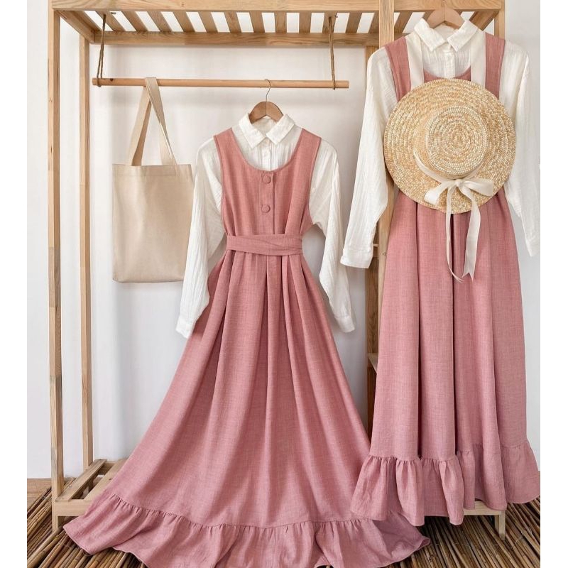 Jual [COD]BAJU GAMIS DRESS KONDANGAN GAMIS SET OVERALL MUSLIM WANITA ...