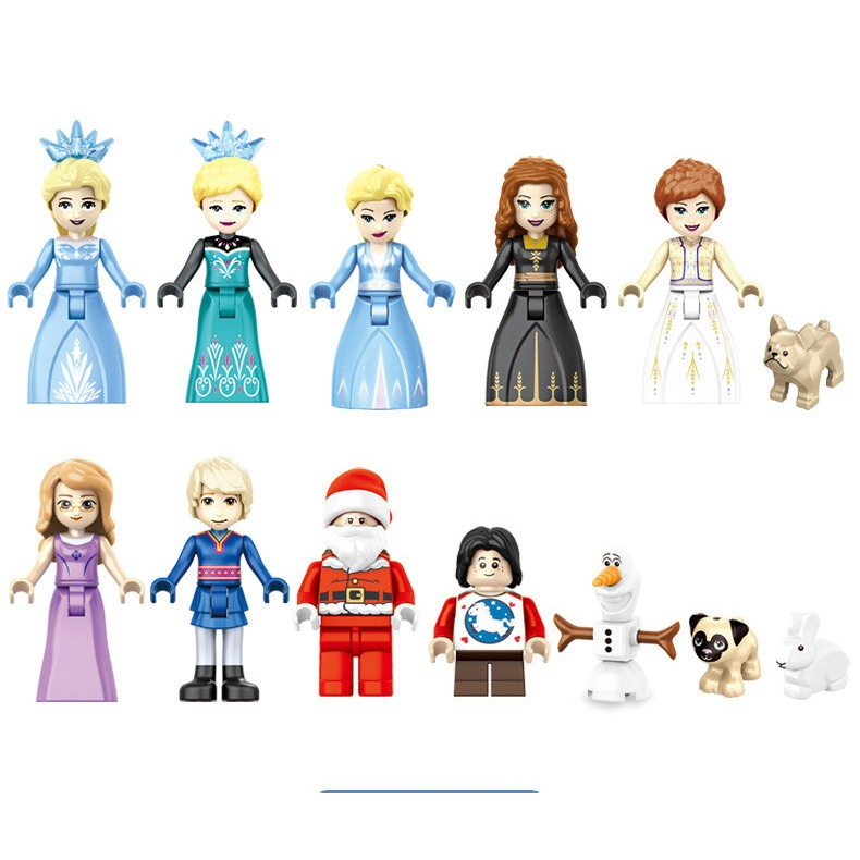 Jual Bricks Frozen Princess Elsa Snow Castle Christmas Chapter 1415 Pcs ...