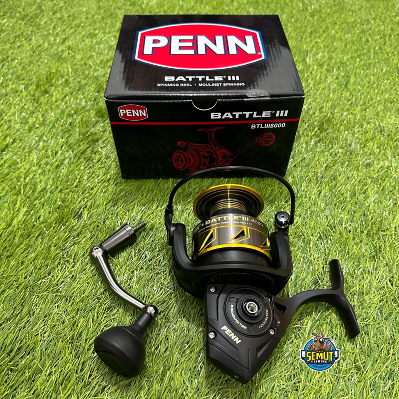 penn battle iii spinning reel - btliii1000 DX the Battle III has the guts and drag to take serious abuse PENN BATTLE lll（BTLIII 1000/3000/4000）（SPINNING REEL）
