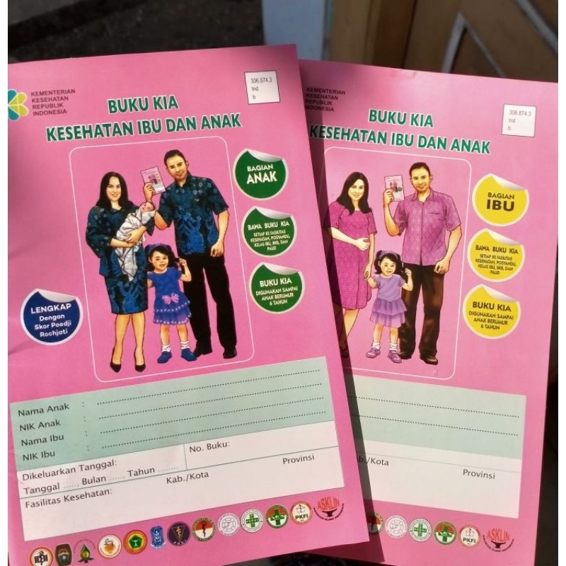 Jual Buku KIA Kesehatan Ibu Dan Anak Edisi Terbaru / Buku Pink Edisi ...