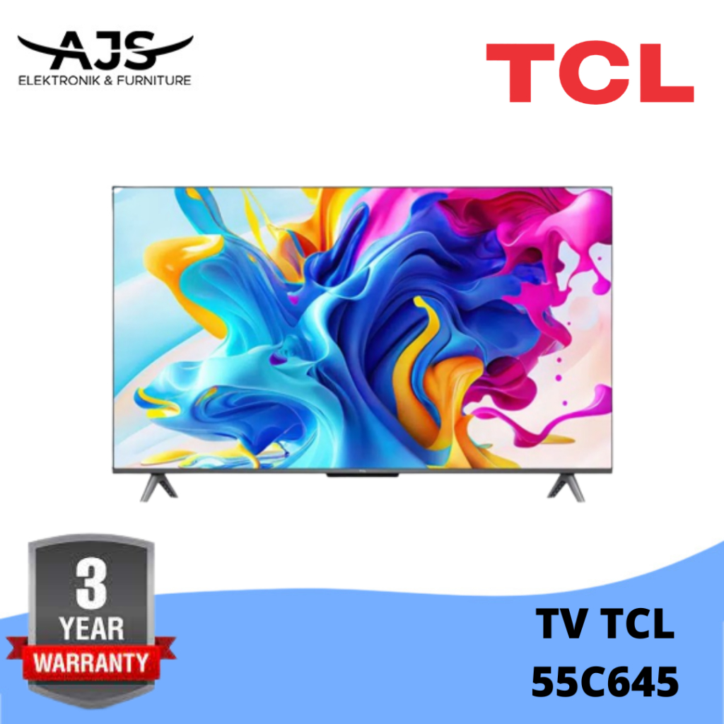 Jual TCL 55C645 QLED 4K UHD Smart Google TV w/ Dolby Vision & Atmos 55 ...