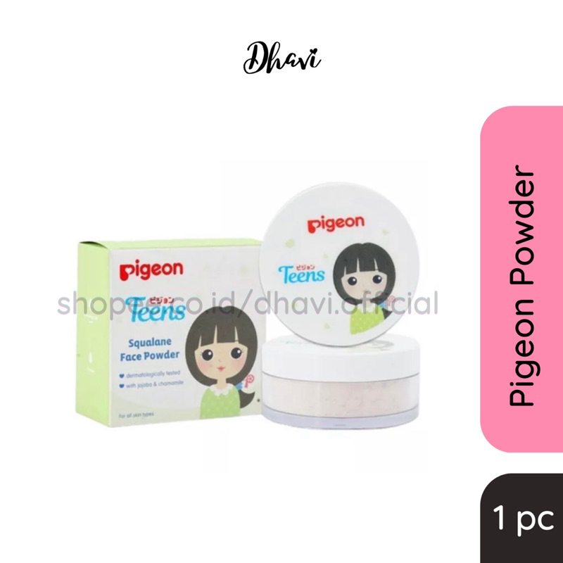 Jual PIGEON Face Powder Teens Bedak Tabur Squalane Compact Anak