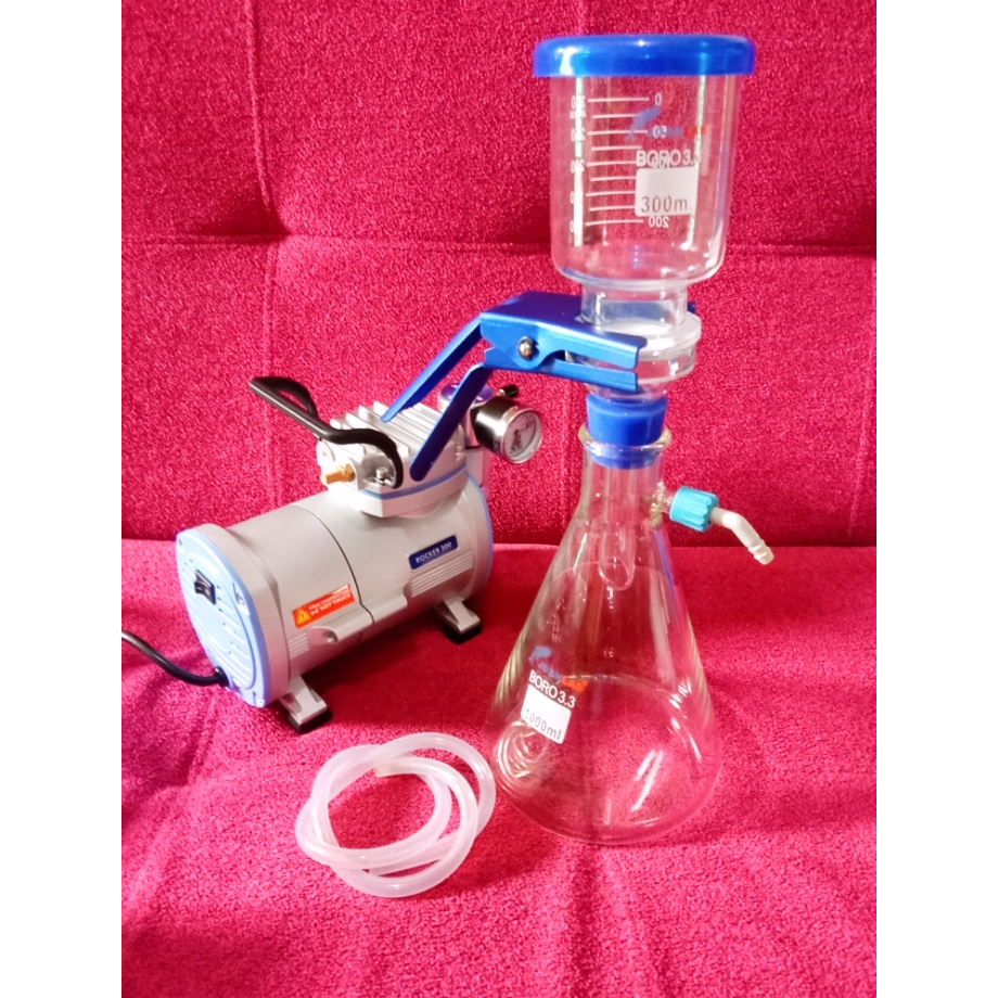Jual Set for Vacuum Filtration Glass Filtration Kit dan Vacuum Pump