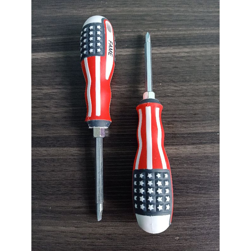Jual Obeng Bolak Balik Amerika 4 inch Atau Obeng 2 Way USA | Shopee ...