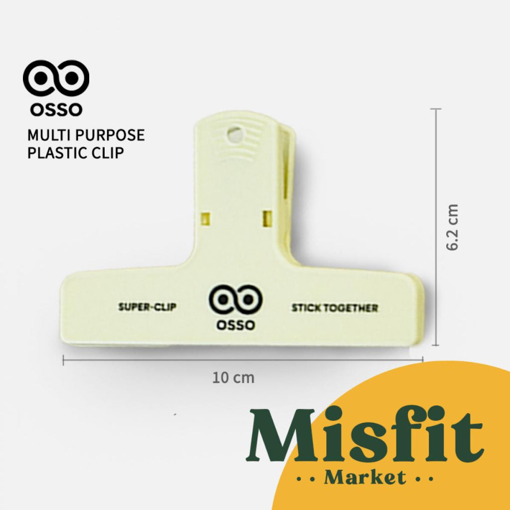 Jual OSSO Multi Purpose Plastic Clip Klip Kertas Snack Clampy Penco ...