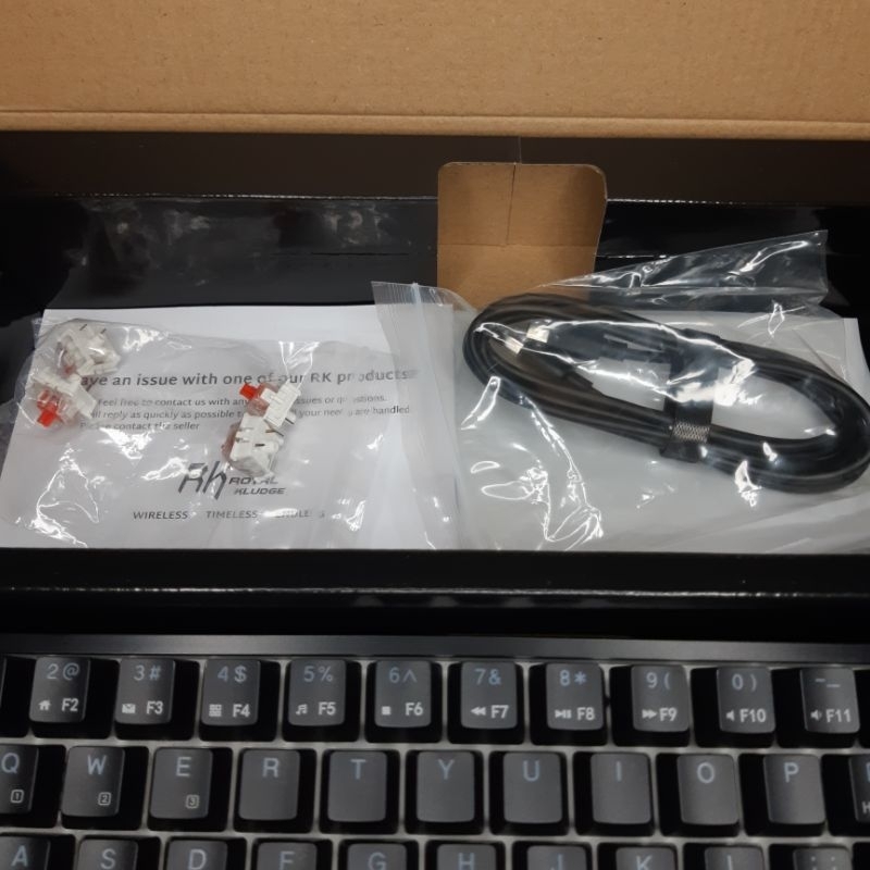 Jual [SECOND] [MOD] ROYAL KLUDGE RK68 Black Mechanical keyboard 3 Mode ...
