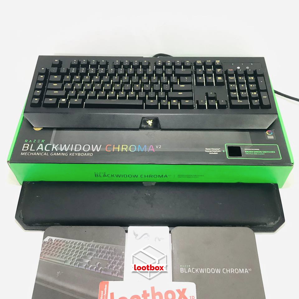 Jual Keyboard Gaming USB Mechanical Razer Blackwidow v2 Chroma - SECOND ...